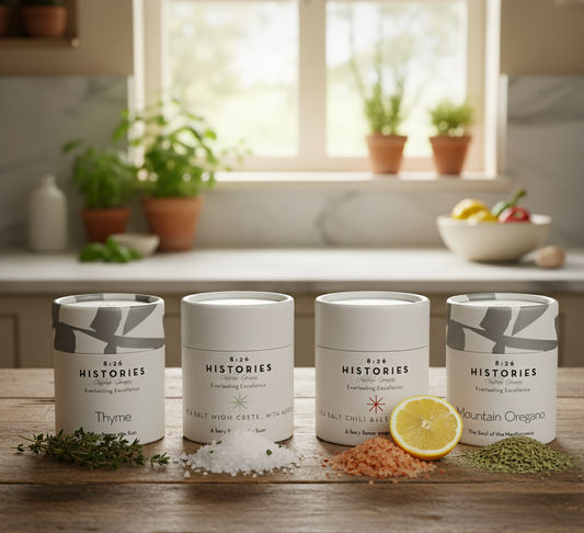 8:26 Histories Kräuter & Salz Geschenkset – 4er Bundle 8:26 Histories