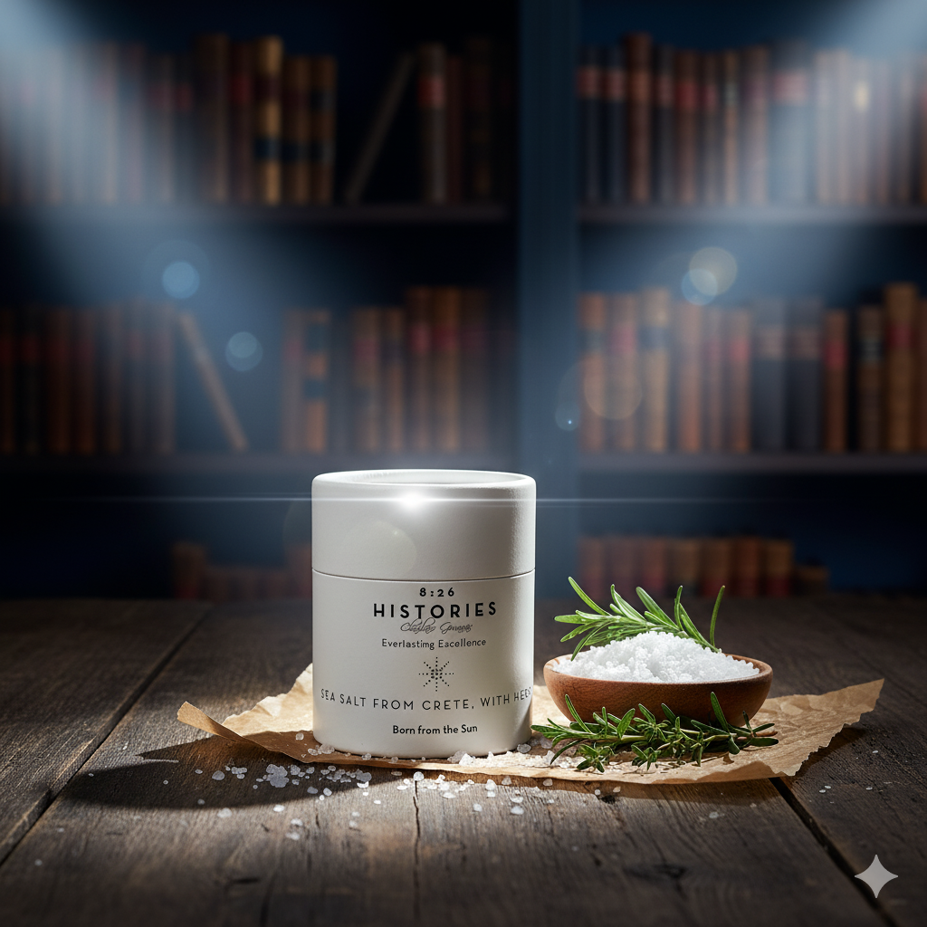 8:26 Histories Sea Salt from Crete with Herbs