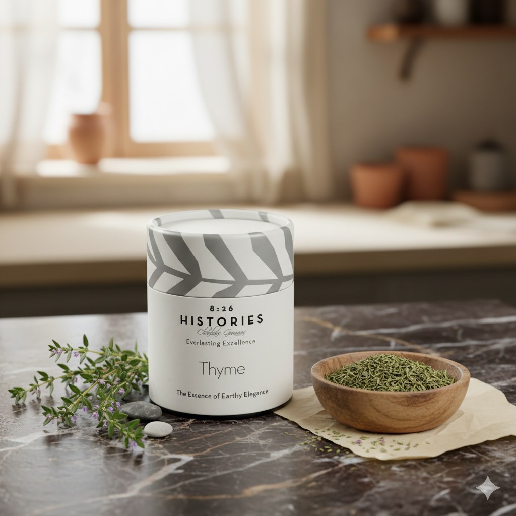 8:26 Histories Thyme - The Essence of earthy Elegance!